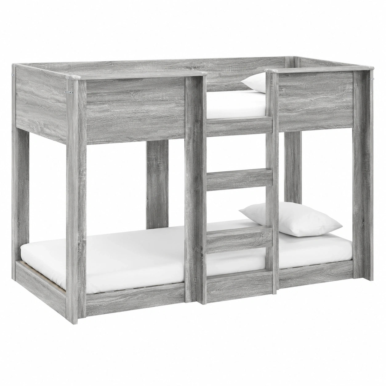 Kinder-Etagenbett 80x200 cm Grau Sonoma Holz, Modern und Platzsparend