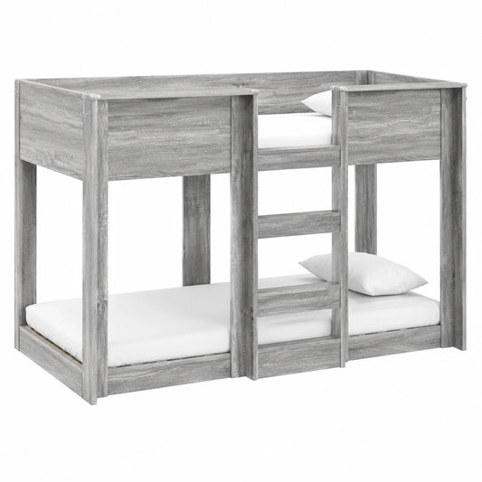 Kinder-Etagenbett 80x200 cm Grau Sonoma Holz, Modern und Platzsparend