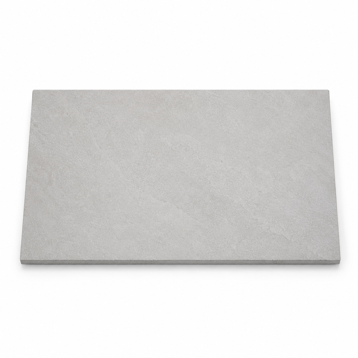 Diatomit-Badmatte Hellgrau Steinoptik 40x60 cm