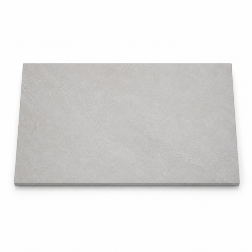 Diatomit-Badmatte Hellgrau Steinoptik 40x60 cm