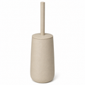 WC-Garnitur Sandbeige Polyresin mit Deckel 39 cm